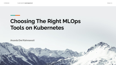 Choosing The Right MLOps Tools on Kubernetes